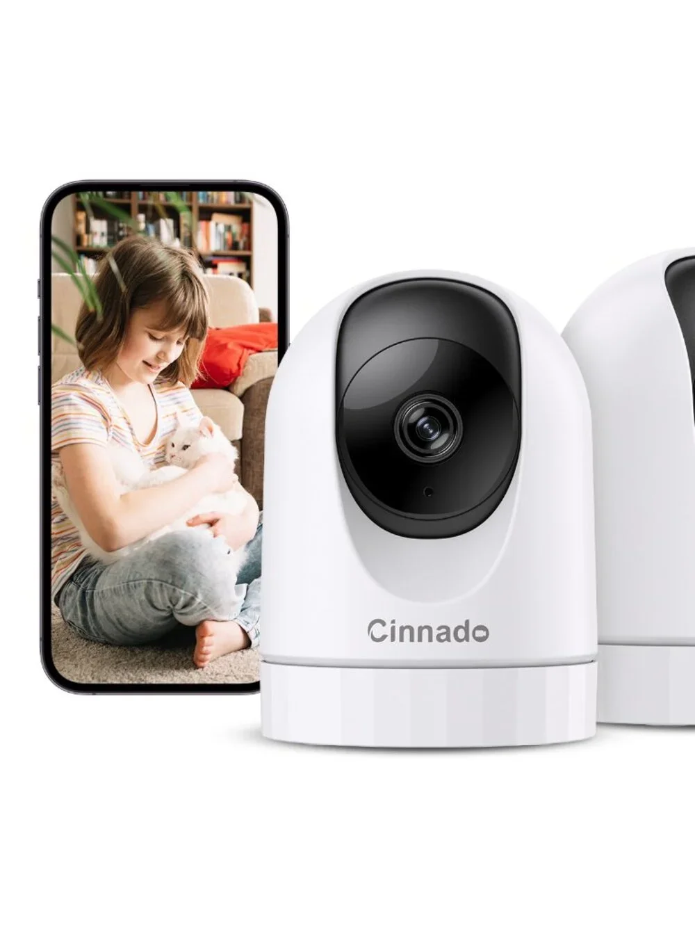 NEW Cinnado D1 2K WIFI Indoor Security Camera